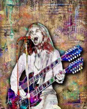 STYX TOMMY SHAW Poster 8x10in, TOMMY SHAW Styx Tribute Art Free Shipping