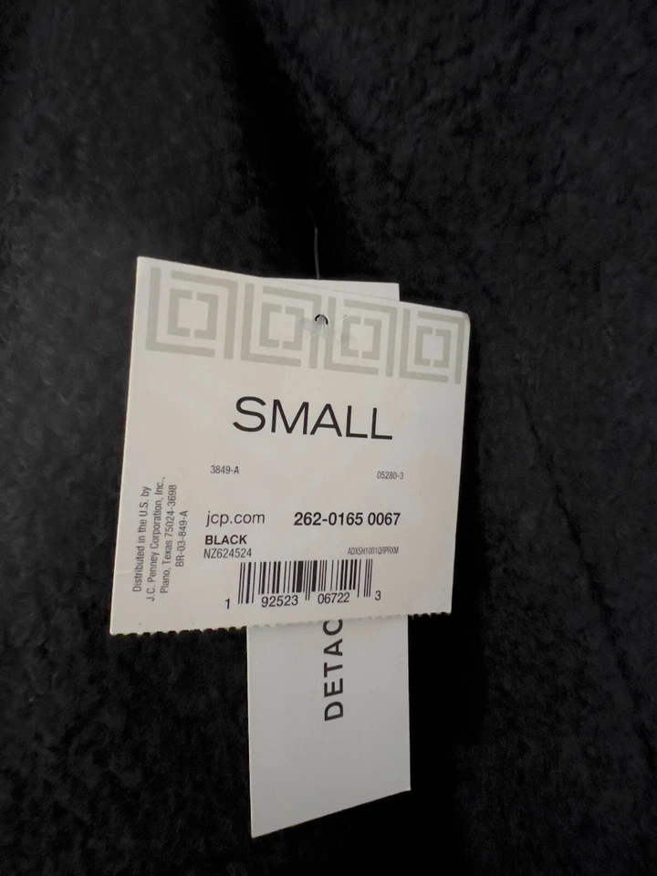 NUEVO Abrigo Liz Claiborne para mujer talla pequeña con capucha desmontable (W60023) Foto 4 de 4