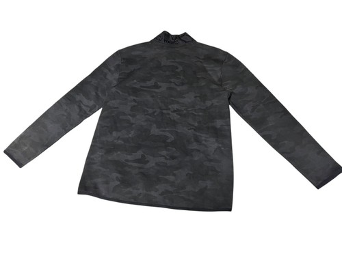 GapKids GapFit Cozy Fit Tech Youth Black Camo Pullover Quarter Zip XXL - Picture 6 of 9