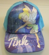 NWT Disney Fairies Tinker bell TINK Fairy Girls Baseball Cap Hat Size 53cm