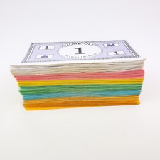 1998 Monopoly Deluxe Edition Replacement Parts Play Money Cash Paper Money