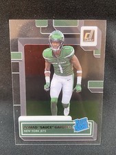 2022 Panini Clearly Donruss Rated Rookie Ahmad Sauce Gardner #78 NY Jets RC