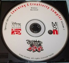 Disneys Daily Blast Learning Creativity Sampler Volume 1 CD-ROM 1997 WIN/MAC