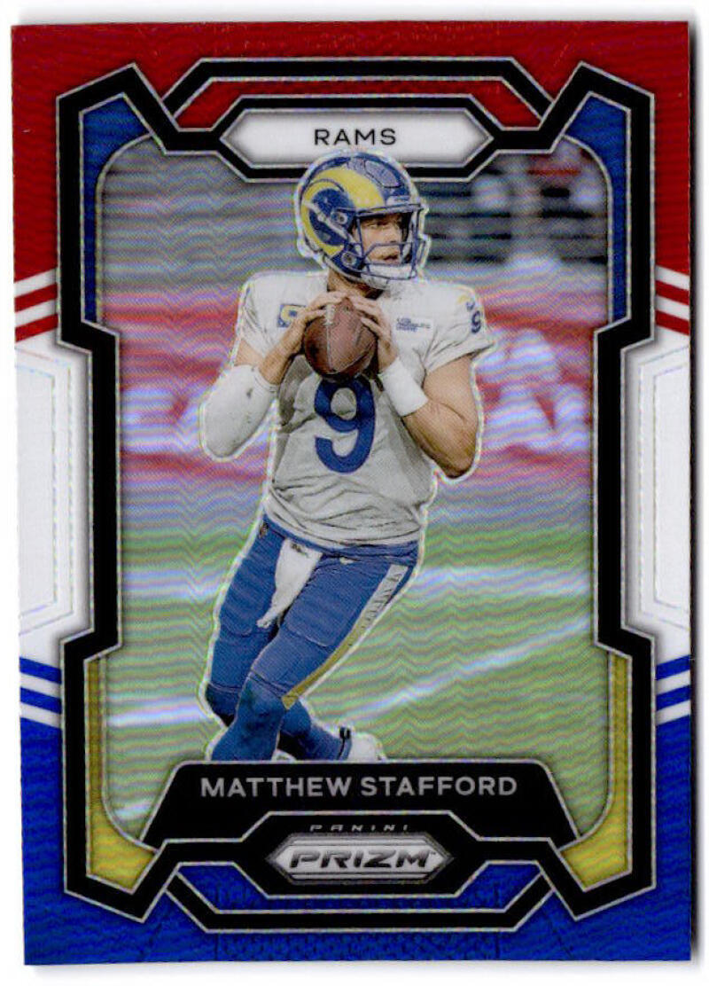 2023 Panini Prizm Prizm Red White Blue #169 Matthew Stafford LA Rams