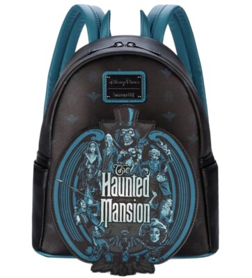 The Haunted Mansion Glow In The Dark Disney Parks Loungefly Mini Backpack 2022 eBay