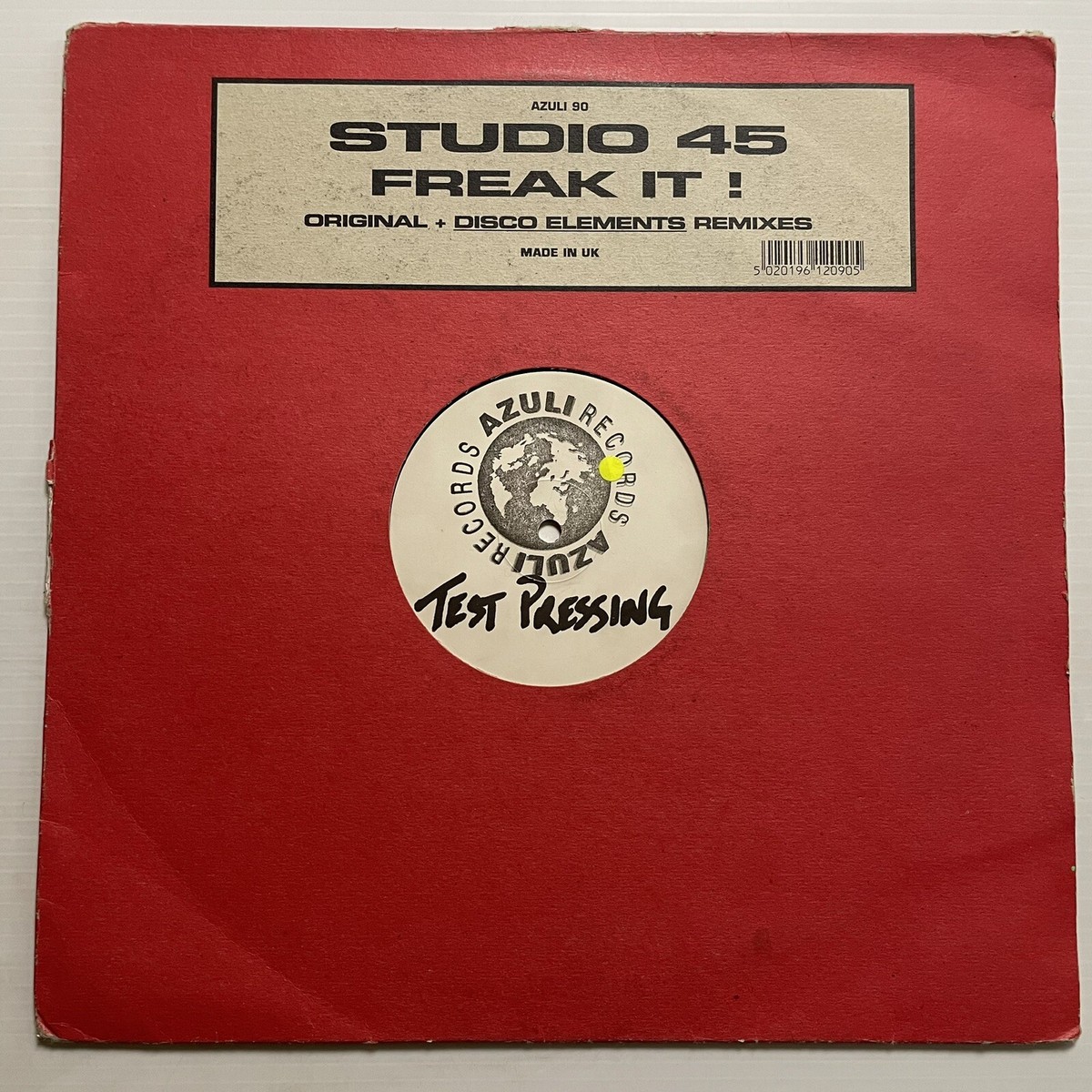 Studio 45 Freak It! Vinyl Record 12” 33 RPM Maxi Single Azuli 1999 