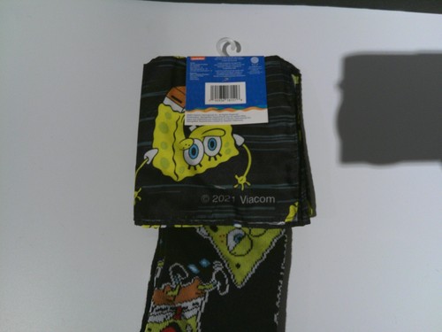 Para Hombres Nickelodeon 1 Par Calcetines Crew y 1 Bandana Talla 6-12/Bob Esponja Pantalones Cuadrados - Imagen 3 de 3