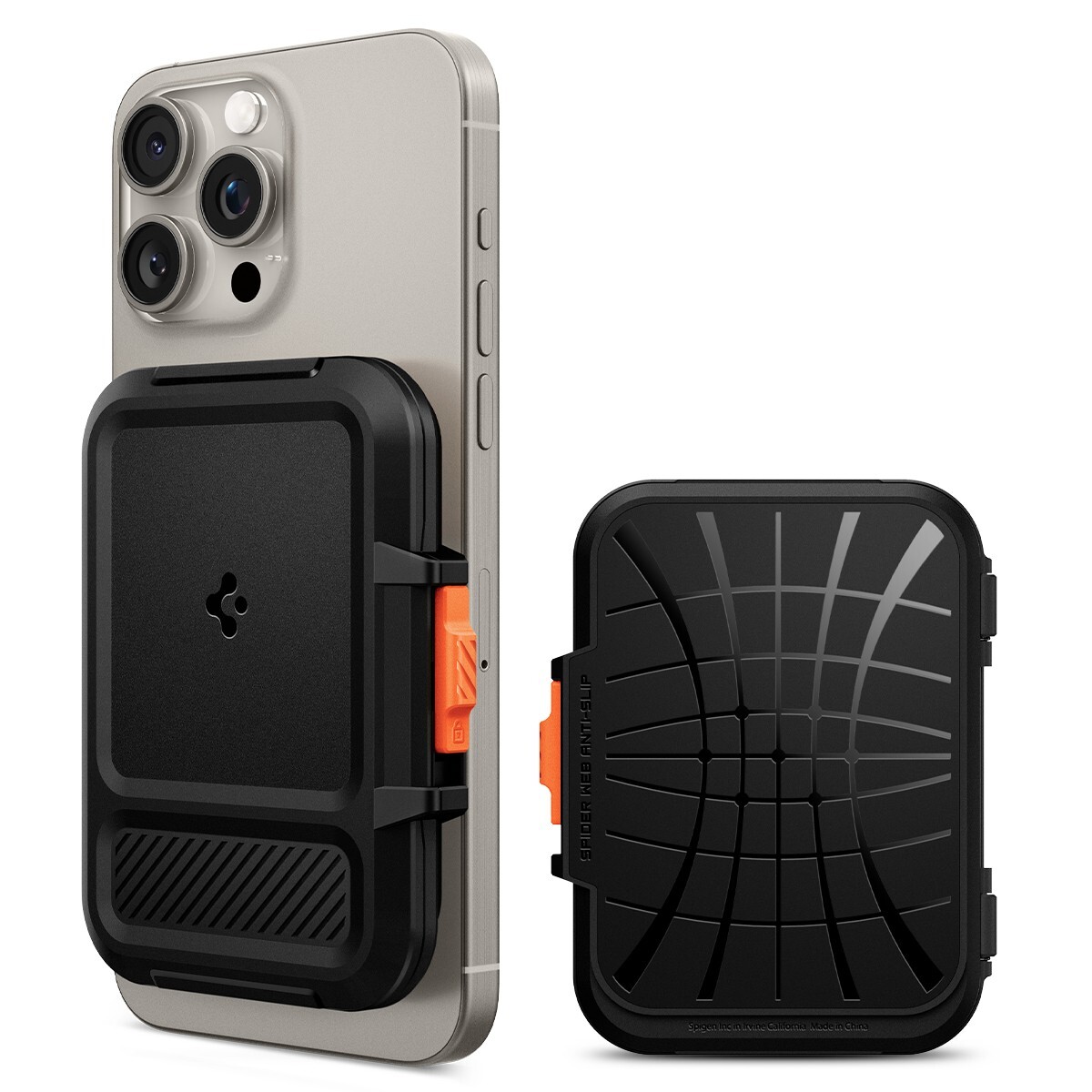 Spigen [Lock Fit (MagFit)] Magnetic Wallet Card Holder | MagSafe