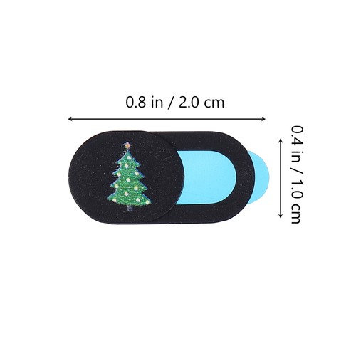 3PCS Cover Slide Christmas Theme Pattern Anti-peeping Cover - 第 11/12 張圖片