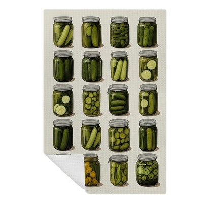 Pickle Gifts Kitchen Towels Lovers Dish Tea Themed Decorations Hand 16x24 Inch