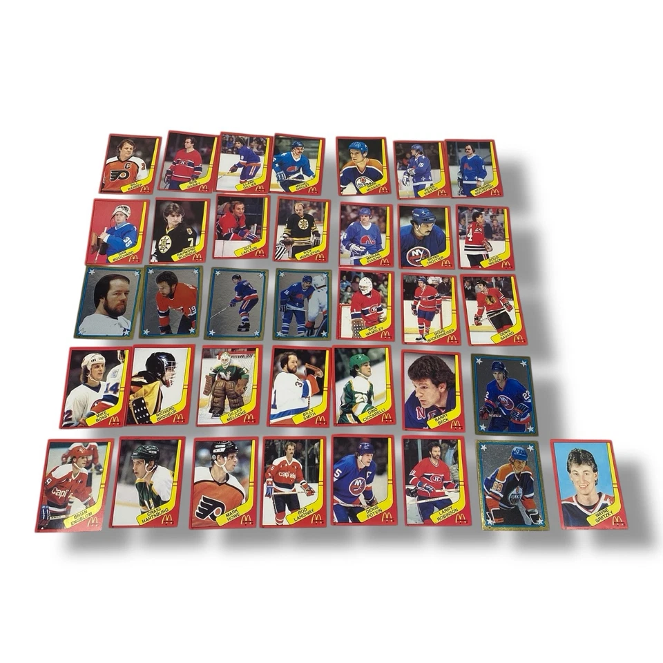1982 -83 McDonald’s Sticker Set- Complete Set Of 36 NHL cards - Great Condition - Image 2 of 4