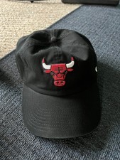   47 Brand Chicago Bulls Clean Up Adjustable Hat/Cap Black - New