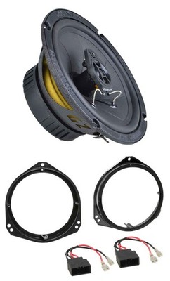 Ground Zero 2-Way 120Watt 16.5cm Speakers for BMW X5 1999-2006 Front Door Auto