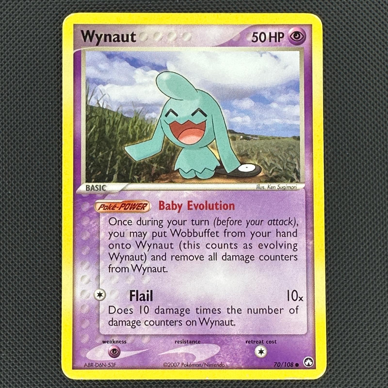 Wynaut 70/108 Common Power Keepers Pokemon Heavily Played