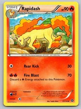Rapidash 17/114 Uncommon Steam Siege Pokemon Lightly Played