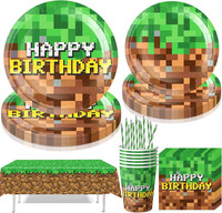 61 StüCk Partygeschirr Set,Kindergeburtstag Geschirr Set,Partygeschirr Geburtsta