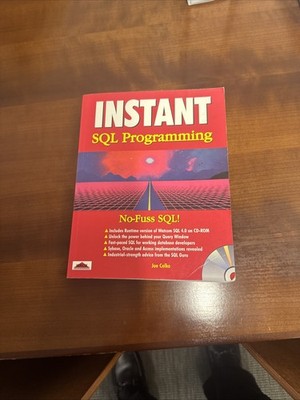 INSTANT SQL By Joe Celko **Mint Condition**
