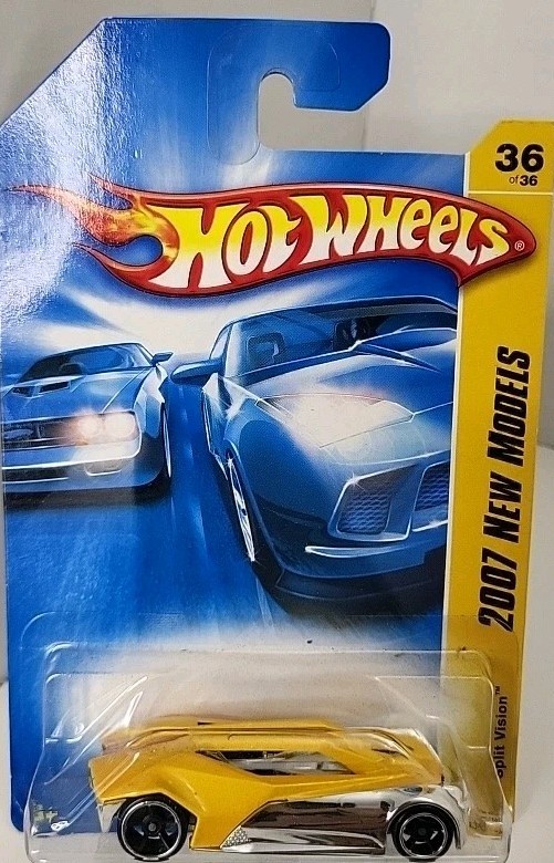 2007 Hot Wheels # 36 New Models SPLIT VISION Yellow