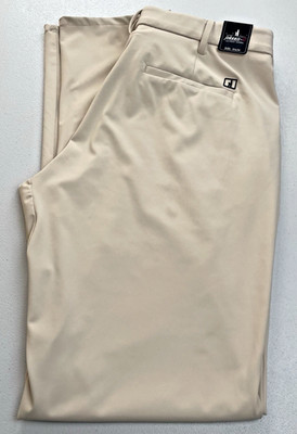 johnnie-O Men's 33x34 Momentum Pant Stretch Knit Performance Stone NWT $138.00