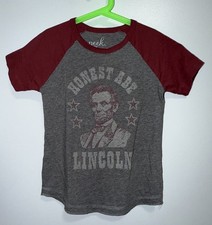 Peek HONEST ABE LINCOLN T-Shirt Youth Size 8 ...