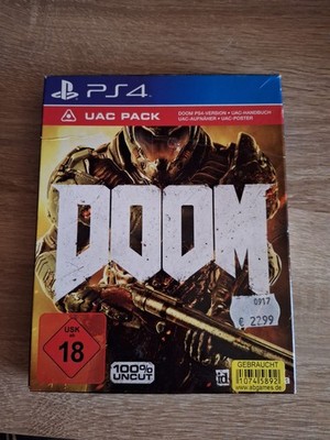 DOOM (2016) UAC Pack Edition   PlayStation 4 (PS4) komplett mit OVP | UNCUT 