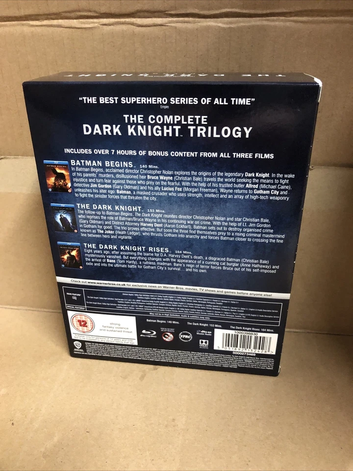 The Dark Knight Trilogy [Batman] [Blu-ray] [2005] [2013] [Region Free] - Image 3 of 4