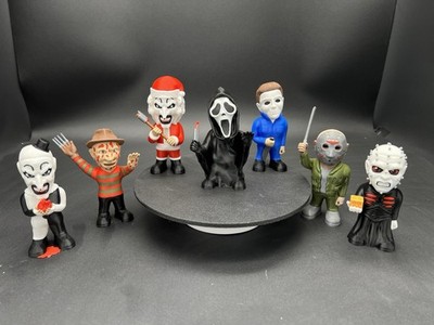 2 Pack - Halloween Horror - Slasher Figurines - Scream, Freddy, Jason, And More!
