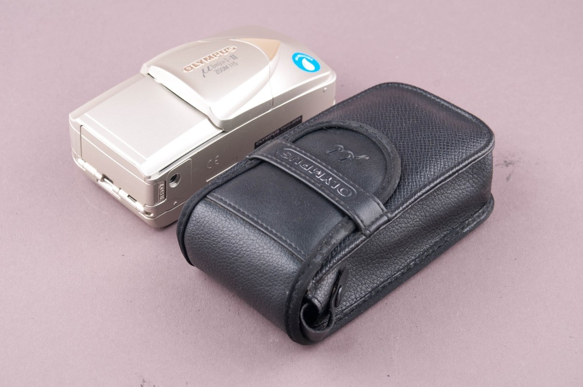 Olympus Mju II Zoom 115 Quartz Date 35mm Point & Shoot Film Camera