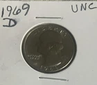1969-D Washington Quarter — photo from another recent sale