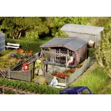 Faller 180491 H0 Schrebergarten mit Gartenlaube Bausatz