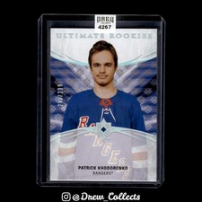 2020-21 Upper Deck Ultimate #124 Patrick Khodorenko Rangers #/299