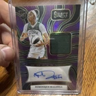 2025 Panini Select WNBA Dominique Malonga AM-DM Purple Prizm Auto Mem /99 RC
