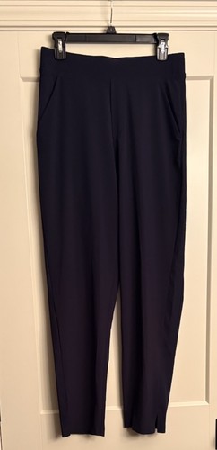 Athleta Sz 8 Tall Brooklyn Ankle Pants Navy Blue #198671