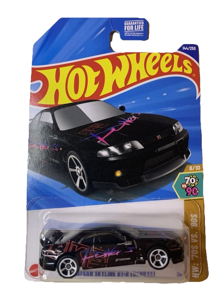 HOTWHEELS GT-R R33 3台SET Hot Wheels Nissan Skyline GT-R R33 BCNR33 JDM Black Pink Graphics