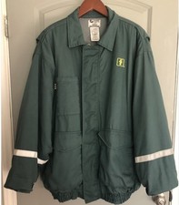 Summit Work Apparel FR Jacket Green 3XL Flame Resistant Bomber Quilted Lining.