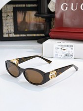 Gucci GG1660S Sunglasses 54  18  140 Havana Acetate Cat  Eye Frame Brown Lens