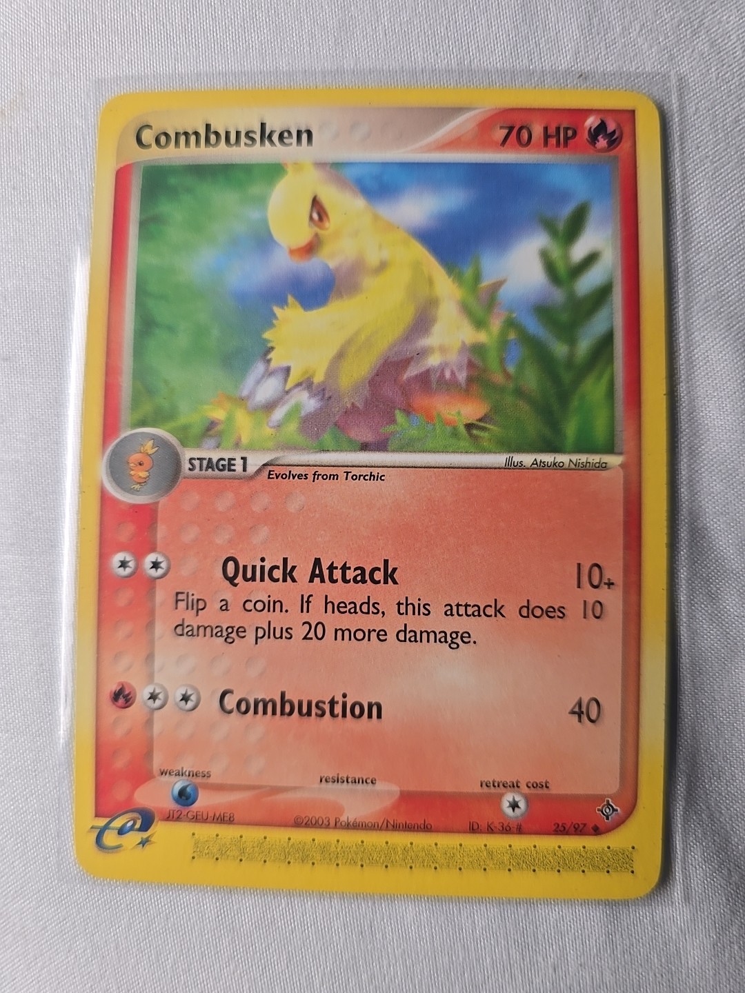 Pokémon TCG Combusken 25/97 Pokémon Dragon 2003