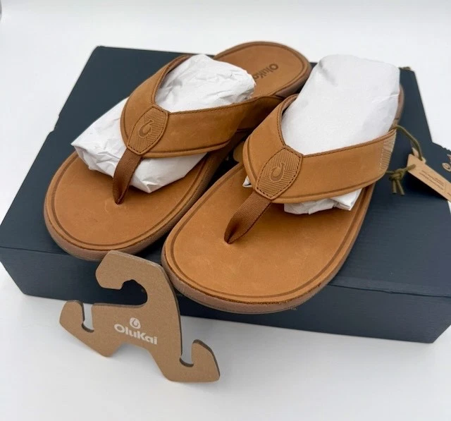 OluKai M Leather Upper Sandals for Men for sale | eBay display picture 3