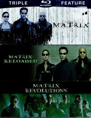 The Matrix / the Matrix Reloaded / the Matrix Revolutions (Blu-ray, 2003) NEW