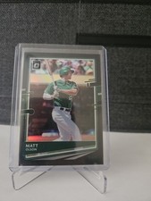 Matt Olson 2020 Donruss Optic Black Prizm 17/25 & Teal Velocity 15/35