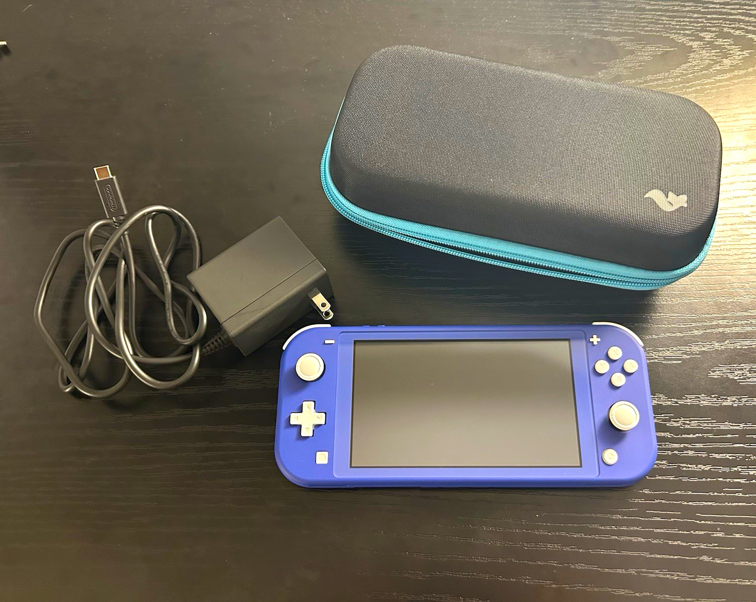 Nintendo Switch Lite Blue 32GB w/ Case & Charger