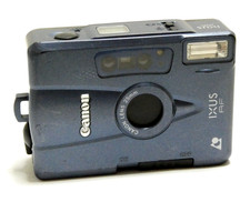 CANON IXUS AF APPAREIL PHOTO COMPACT BLEU LENS 25mm FLASH VINTAGE OCCASION TESTE