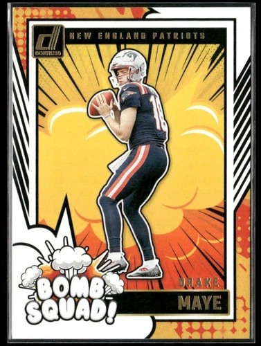 2024 Donruss Bomb Squad Drake Maye #28 RC ROOKIE