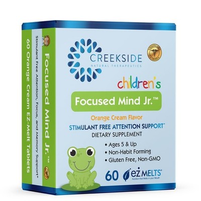 Focused Mind Jr. Cognitive Support for Kids - Pediatrician Formulated, Stimulant