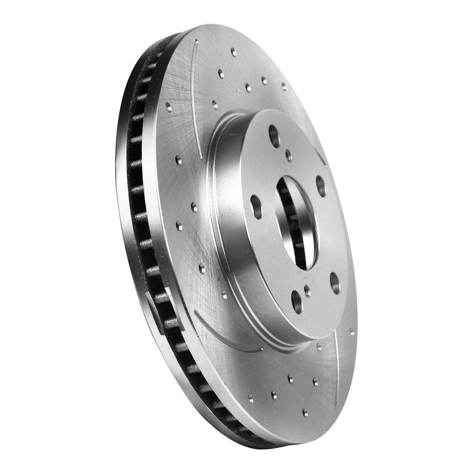 Front Disc Rotors Ceramic Brake Pads Kit for 2002 - 2004 2005 2006 Toyota Camry - Image 3 of 4