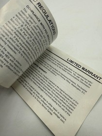 Hudson&rsquo;s Adventure Island NES Instruction Manual Only Original Nintendo Booklet