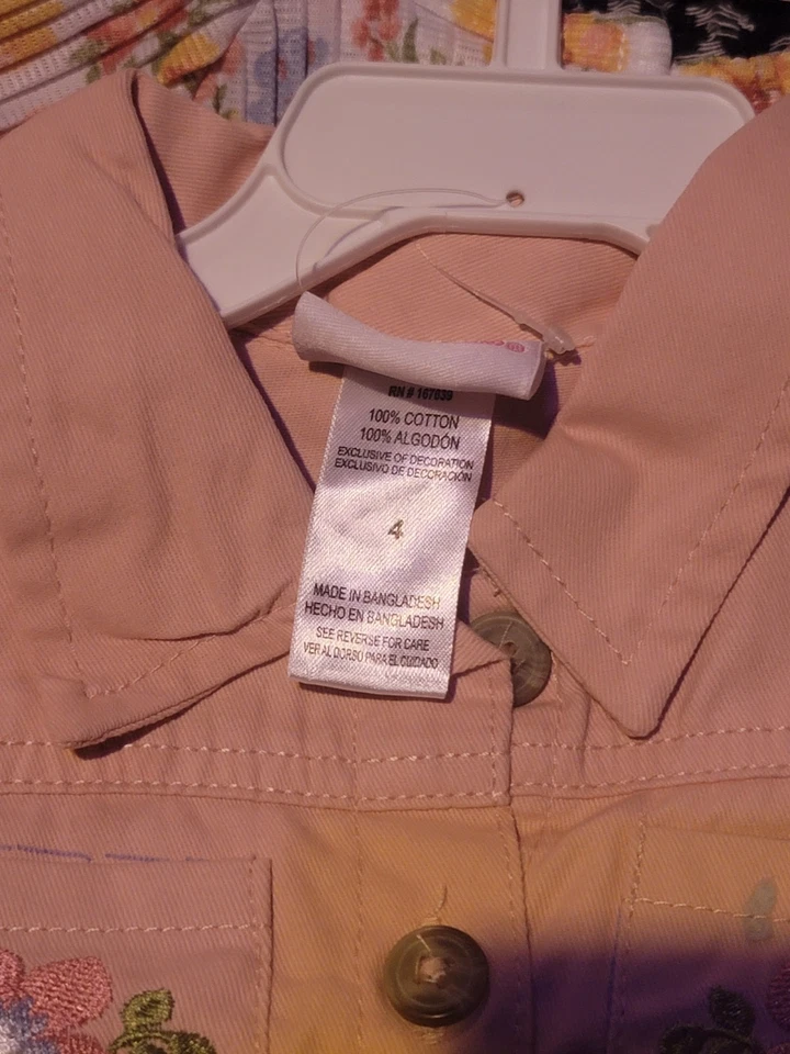 Little Lass Girl 2 pack Size 4 Pink Floral Dresses - Image 4 of 4