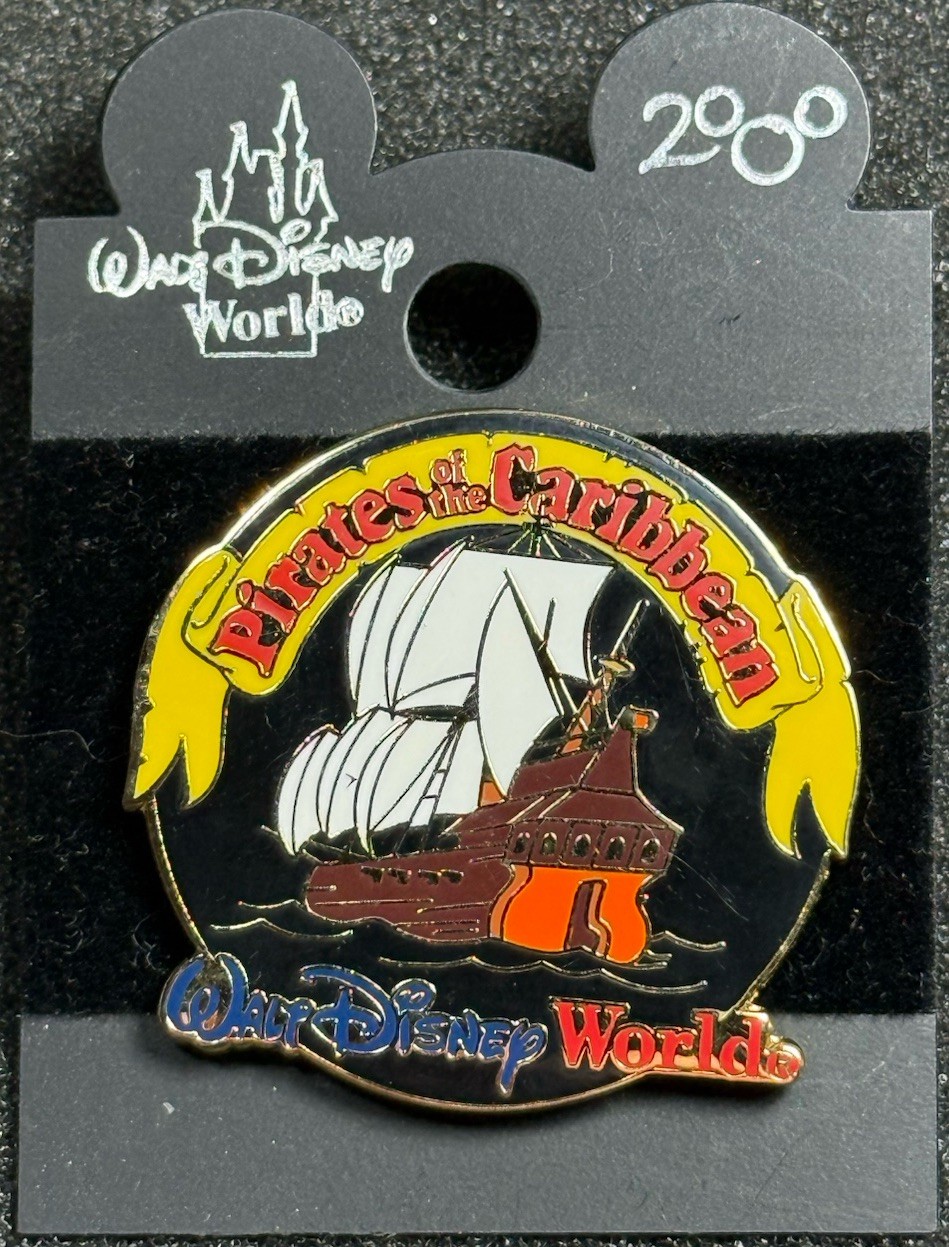 Walt Disney World -Pirates of the Caribbean Logo Rare Trading Pin 2000-NEW
