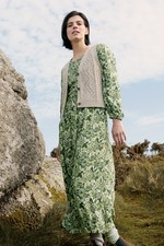 Seasalt Women's Regular Meadowsweet Dress Heather Moor Grassland