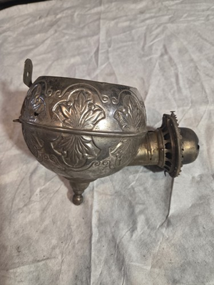 #ad The Angle Lamp Co. 1890s Antigue Kerosene Oil Wall Lamp $95.00
